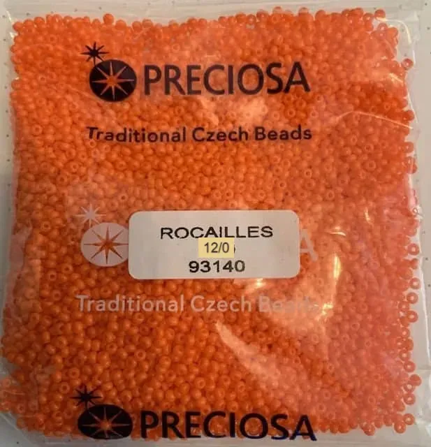 Preciosa Round Seed Beads 93140 12/0 3.5 Oz 5