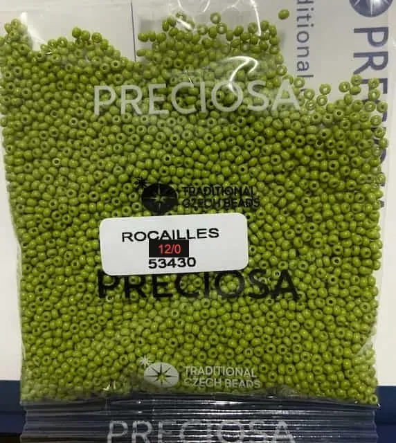 Preciosa Round Seed Beads 53430 12/0 3.5 Oz