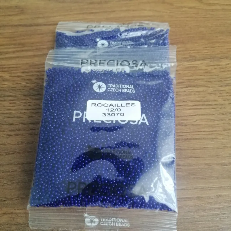 Preciosa Round Seed Beads 33070 12/0 3.5 Oz 4