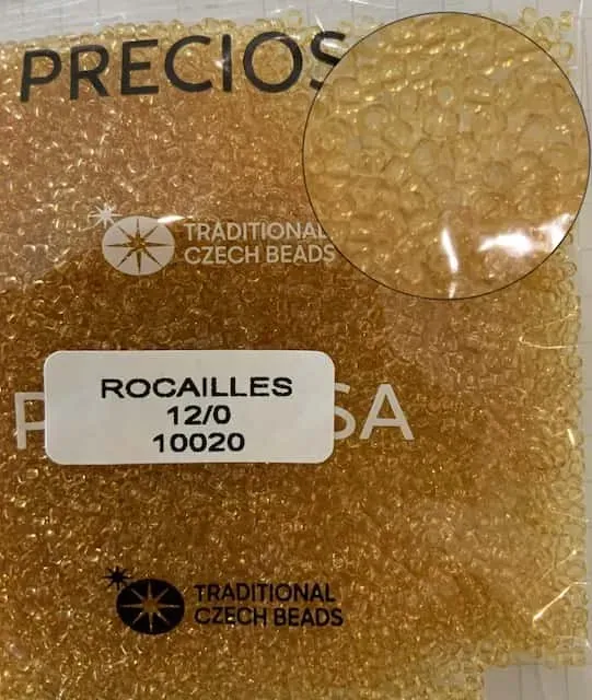 Preciosa Round Seed Beads 10020 12/0 3.5 Oz