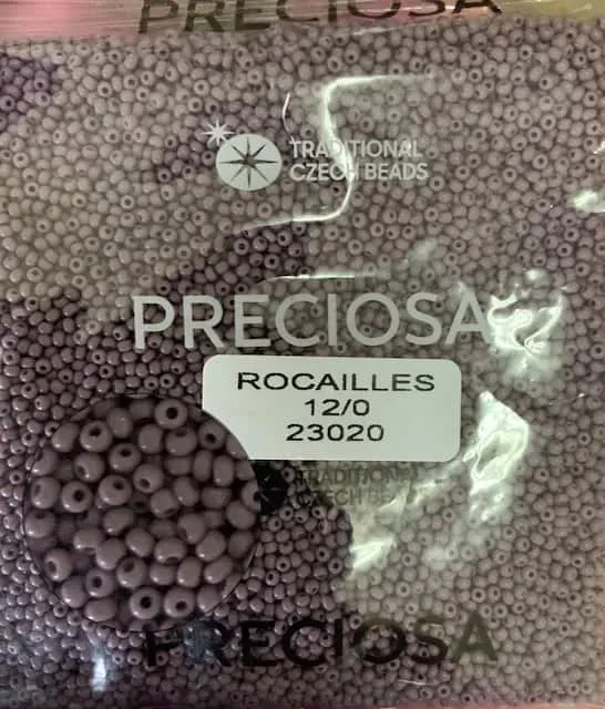 Preciosa Round Seed Beads 23020 12/0 3.5 Oz