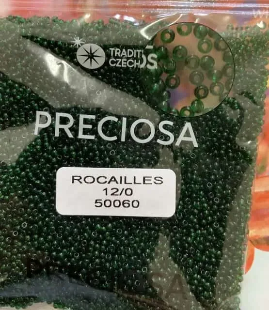 Preciosa Round Seed Beads 50060 12/0 3.5 Oz