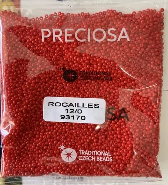 Preciosa Round Seed Beads 93170 12/0 50 gr. 1.7 Oz 5