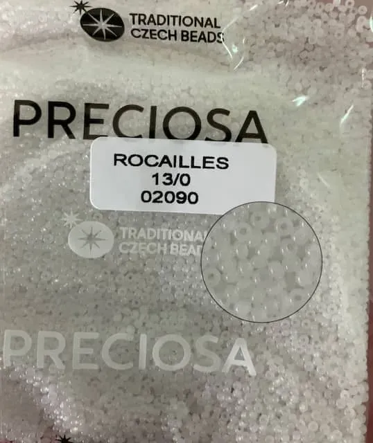 Preciosa Round Seed Beads 02090 13/0 3.5 Oz