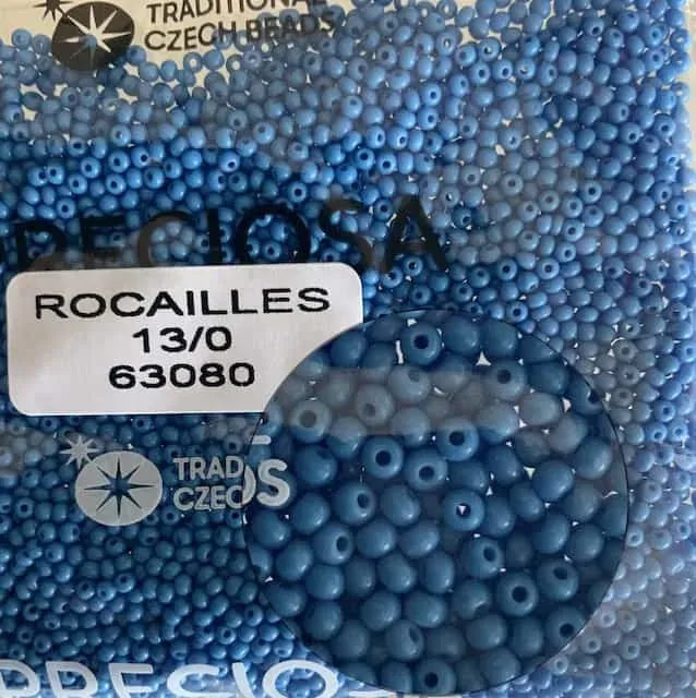 Preciosa Round Seed Beads 63080 13/0 3.5 Oz