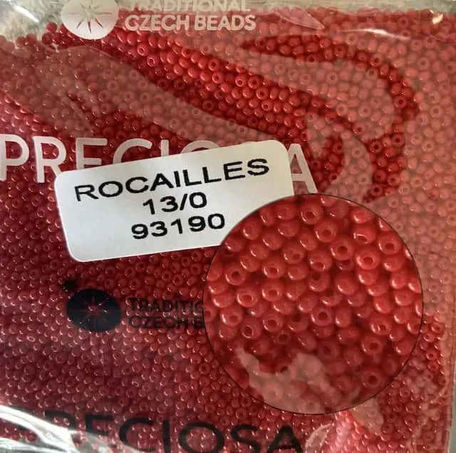 Preciosa Round Seed Beads 93190 13/0 3.5 Oz