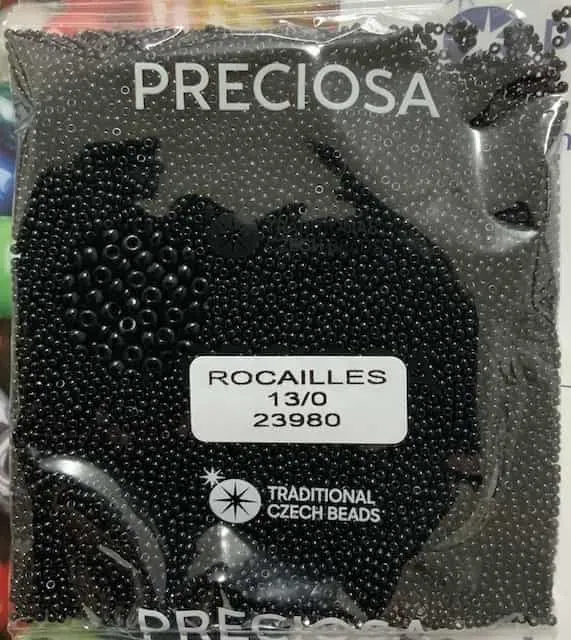 Preciosa Round Seed Beads 23980 13/0 50 gr. 1.7 Oz