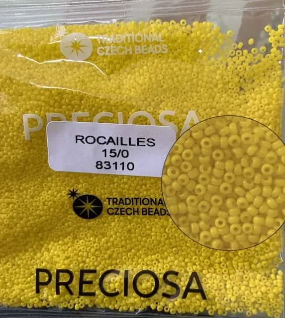 Preciosa Round Seed Beads 83110 15/0 3.5 Oz