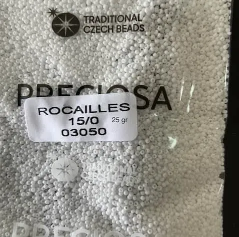 Preciosa Round Seed Beads 03050 15/0 3.5 Oz 2