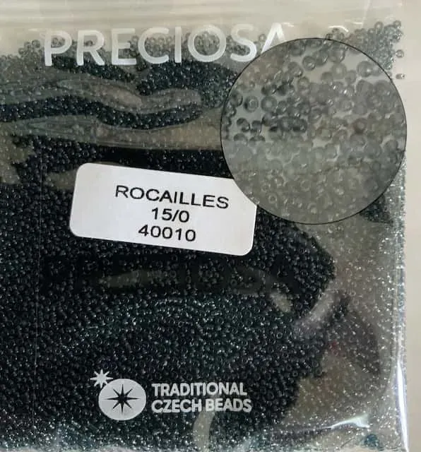 Preciosa Round Seed Beads 40010 15/0 3.5 Oz