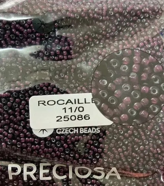 Preciosa Round Seed Beads 25086 11/0 3.5 Oz