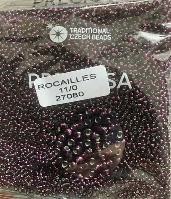 Preciosa Round Seed Beads 27080 11/0 3.5 Oz