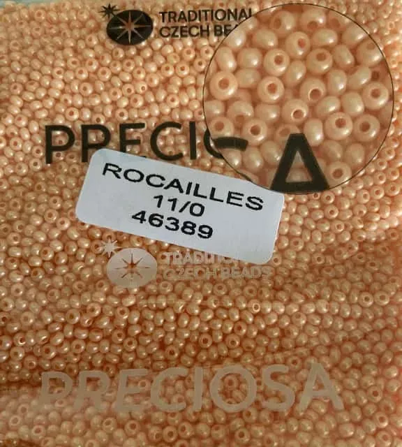 Preciosa Round Seed Beads 46389 11/0 3.5 Oz