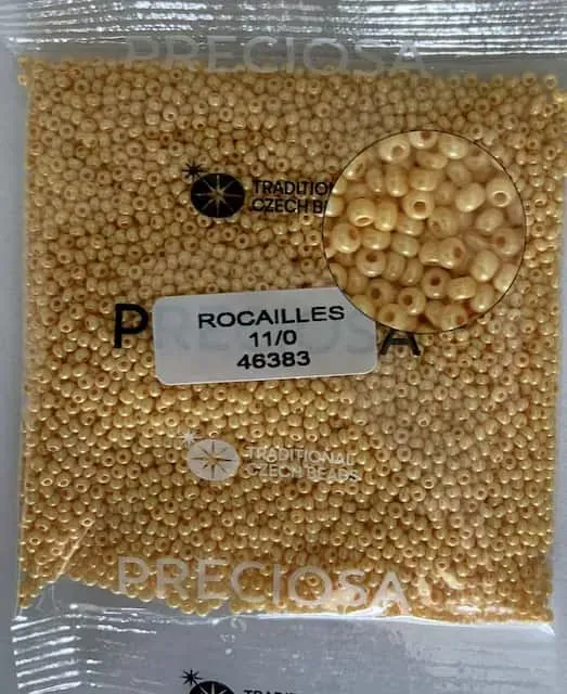 Preciosa Round Seed Beads 46383 11/0 3.5 Oz