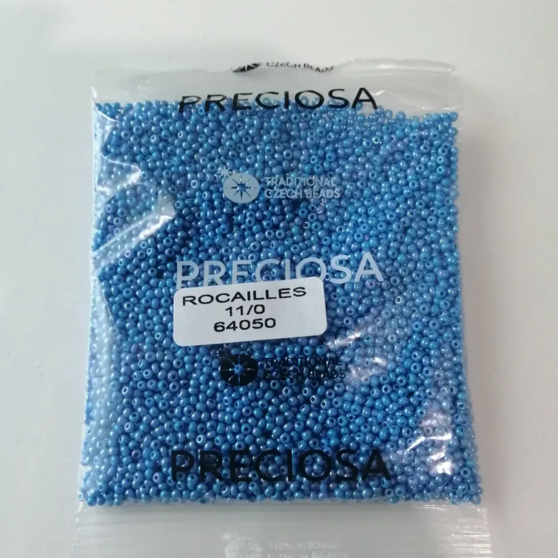 Preciosa Round Seed Beads 64050 11/0 50 gr. 1.7 Oz 3