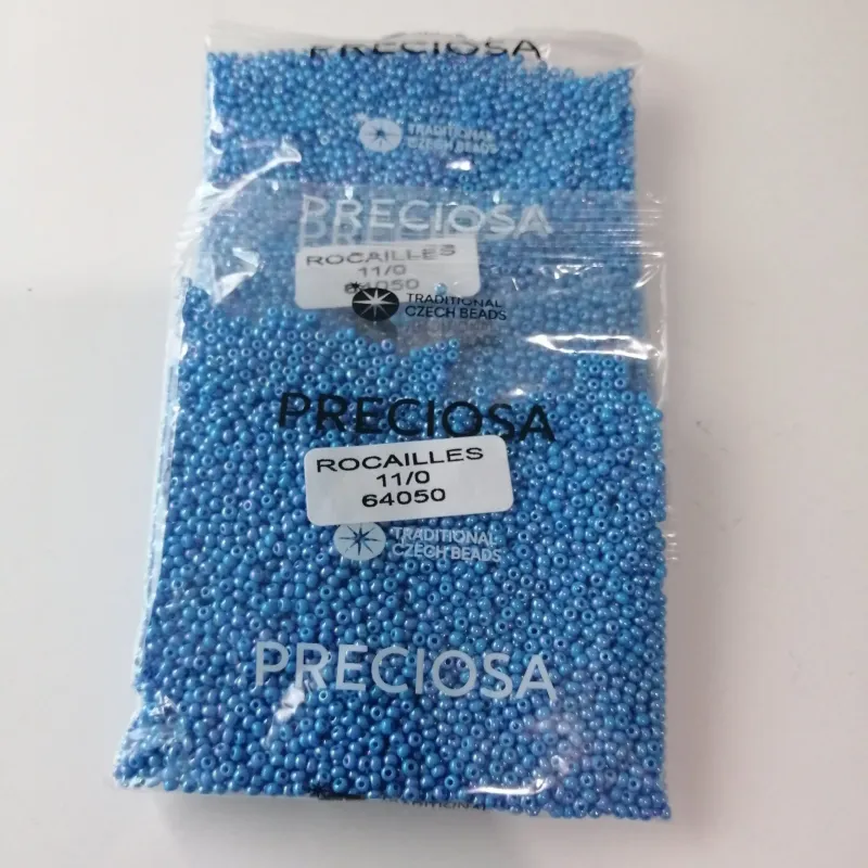 Preciosa Round Seed Beads 64050 11/0 50 gr. 1.7 Oz 5