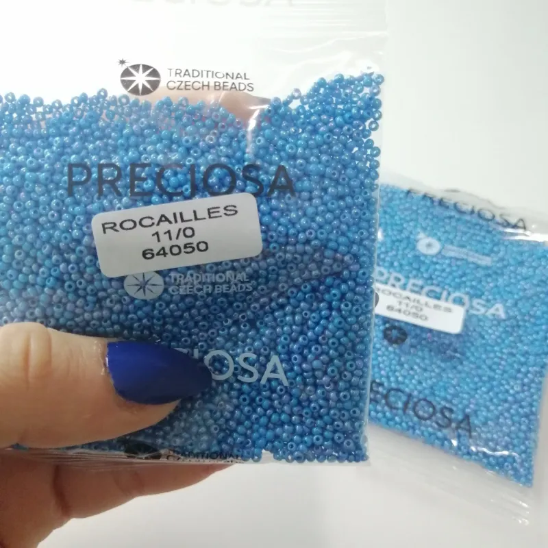 Preciosa Round Seed Beads 64050 11/0 50 gr. 1.7 Oz 2