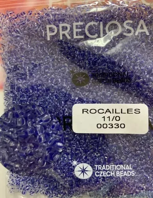 Preciosa Round Seed Beads 00330 11/0 3.5 Oz 5