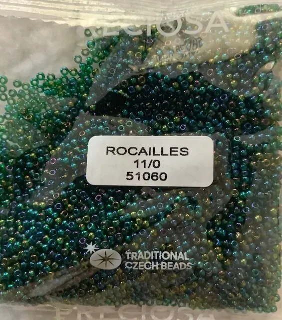 Preciosa Round Seed Beads 51060 11/0 3.5 Oz