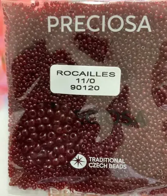 Preciosa Round Seed Beads 90120 11/0 50 gr. 1.7 Oz 2