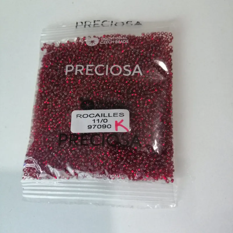 Preciosa Round Seed Beads 97090 11/0 3.5 Oz Square 2