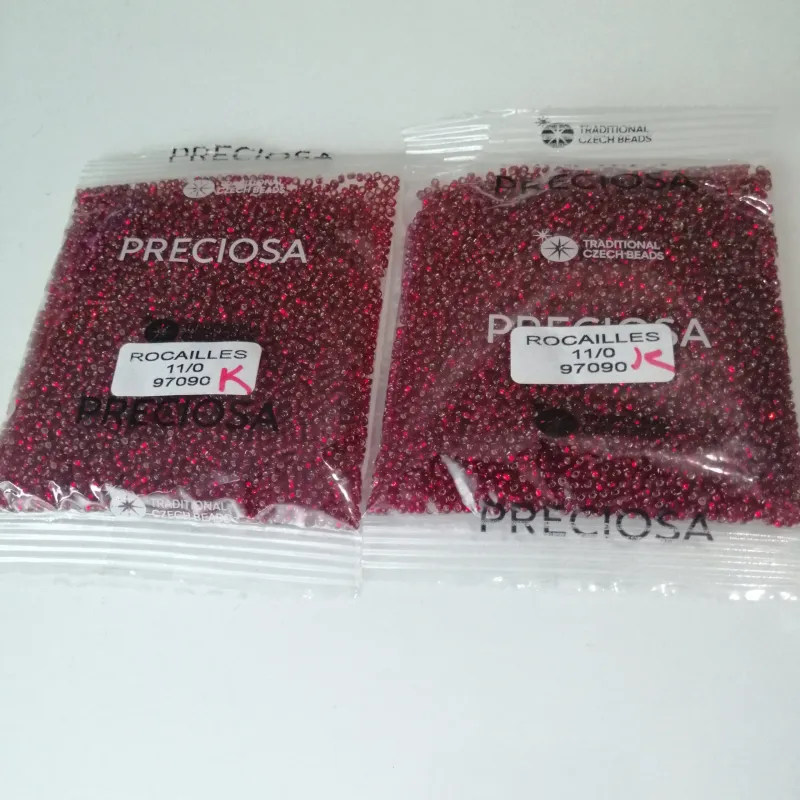 Preciosa Round Seed Beads 97090 11/0 3.5 Oz Square 3