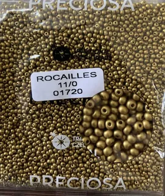 Preciosa Round Seed Beads 01720 11/0 50 gr. 1.7 Oz 2
