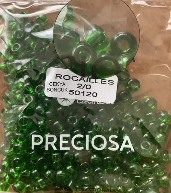 Preciosa Round Seed Beads 50120 2/0 3.5 Oz