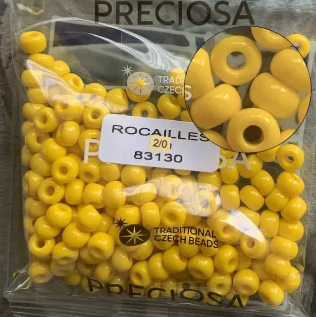 Preciosa Round Seed Beads 83130 2/0 3.5 Oz