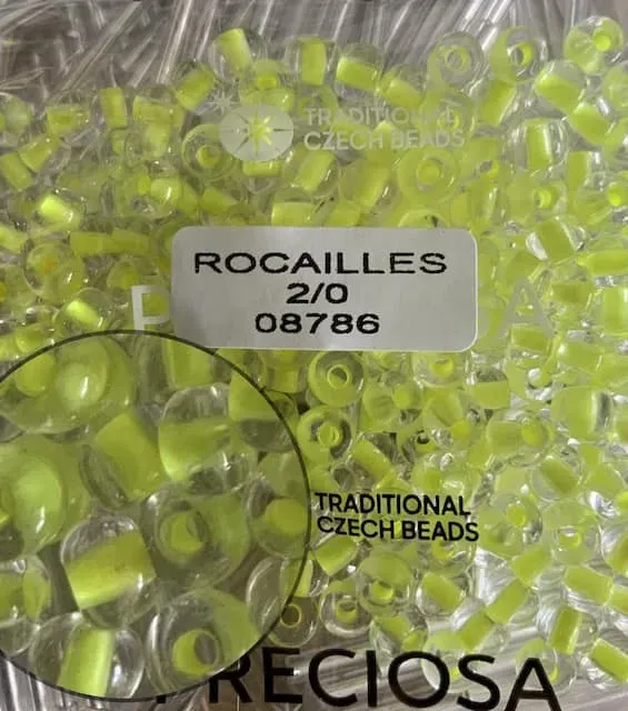Preciosa Round Seed Beads 08786 2/0 3.5 Oz