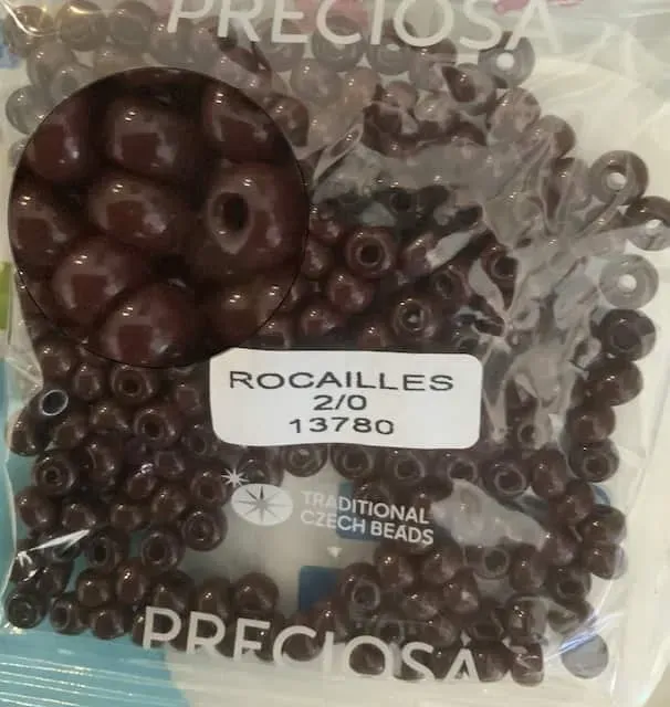 Preciosa Round Seed Beads 13780 2/0 3.5 Oz