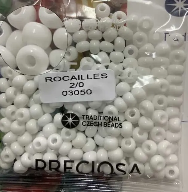 Preciosa Round Seed Beads 03050 2/0 50 gr. 1.7 Oz