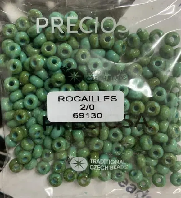 Preciosa Round Seed Beads 69130 2/0 3.5 Oz