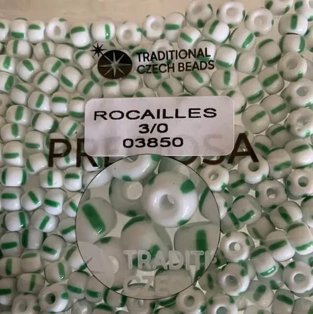 Preciosa Round Seed Beads 03850 3/0 3.5 Oz