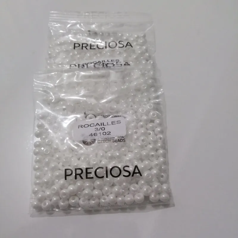 Preciosa Round Seed Beads 46102 3/0  3.5 Oz 4