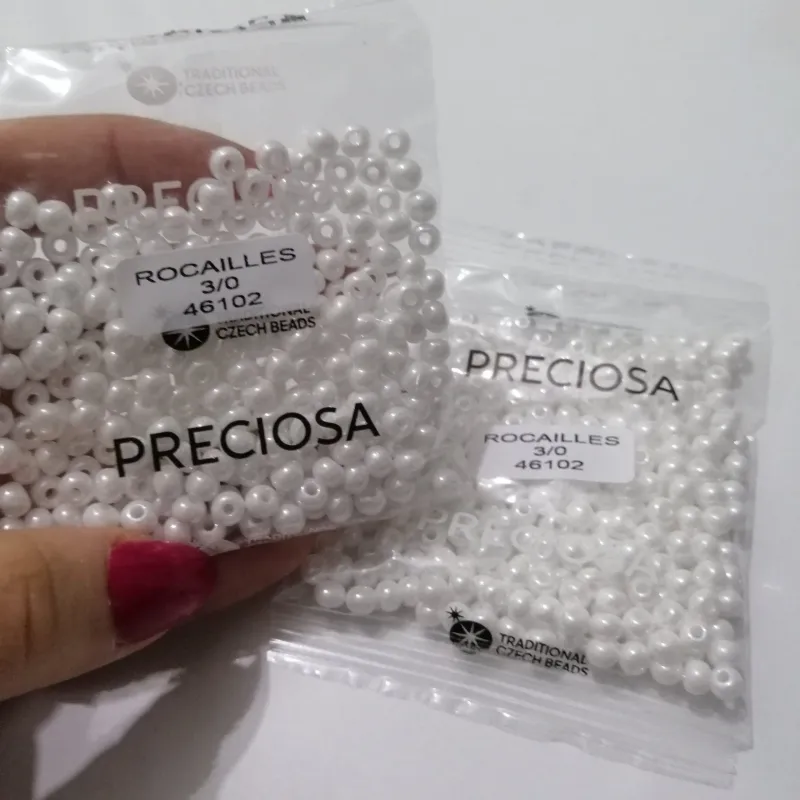 Preciosa Round Seed Beads 46102 3/0 3.5 Oz