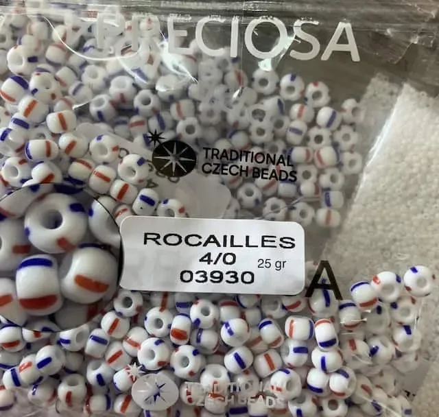Preciosa Round Seed Beads 03930 4/0 3.5 Oz