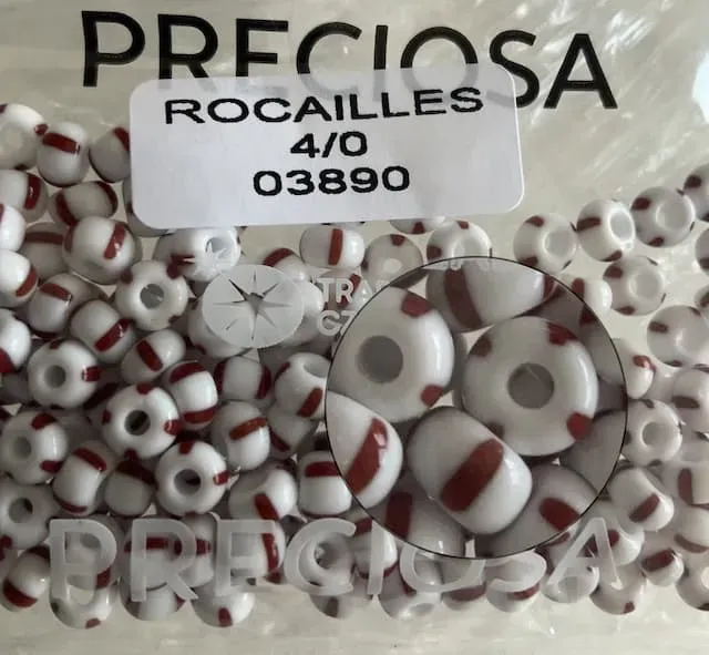 Preciosa Round Seed Beads 03890 4/0 3.5 Oz