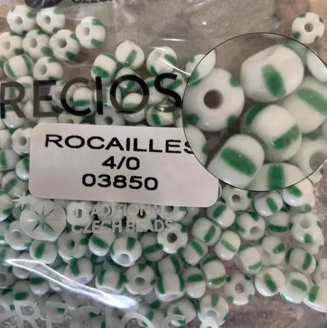 Preciosa Round Seed Beads 03850 4/0 3.5 Oz