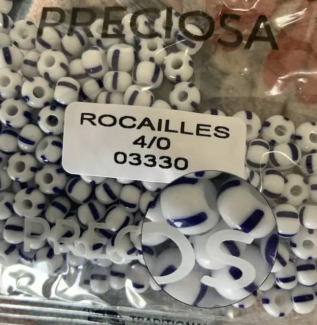 Preciosa Round Seed Beads 03330 4/0 50 gr. 1.7 Oz