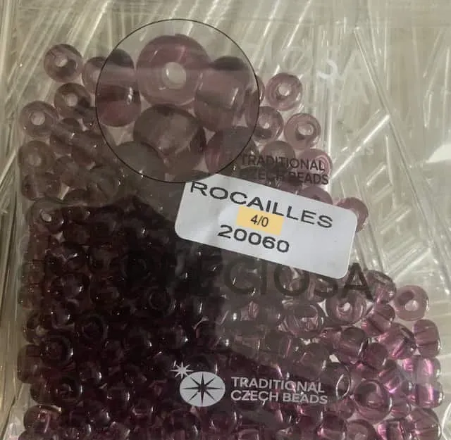 Preciosa Round Seed Beads 20060 4/0 3.5 Oz