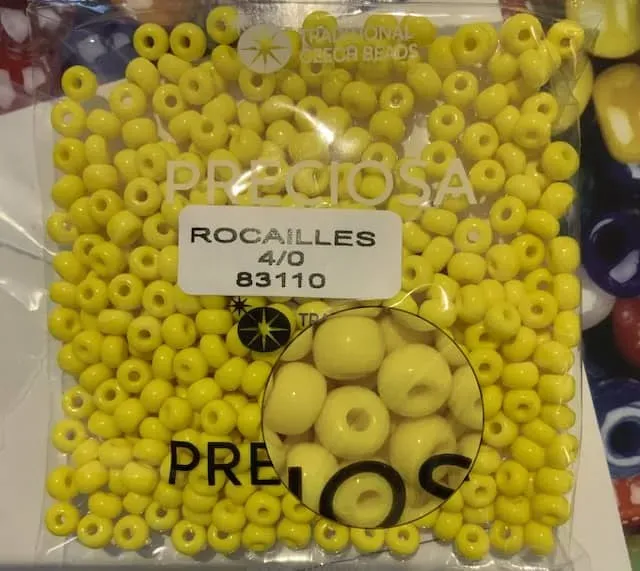 Preciosa Round Seed Beads 83110 4/0 3.5 Oz