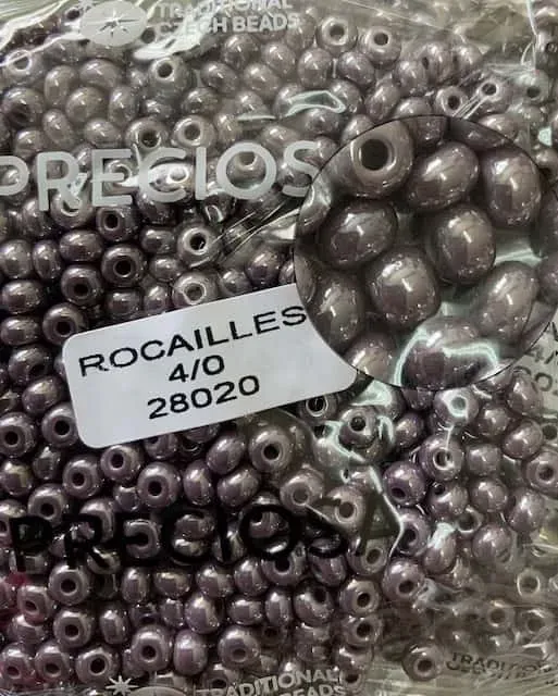 Preciosa Round Seed Beads 28020 4/0 3.5 Oz