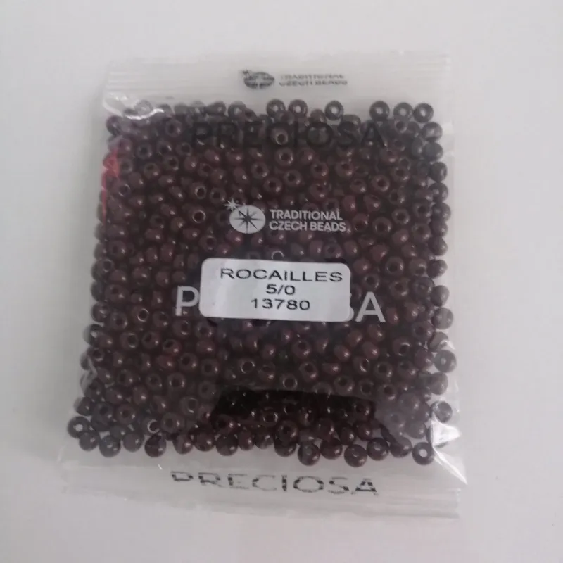 Preciosa Round Seed Beads 13780 5/0 3.5 Oz 2