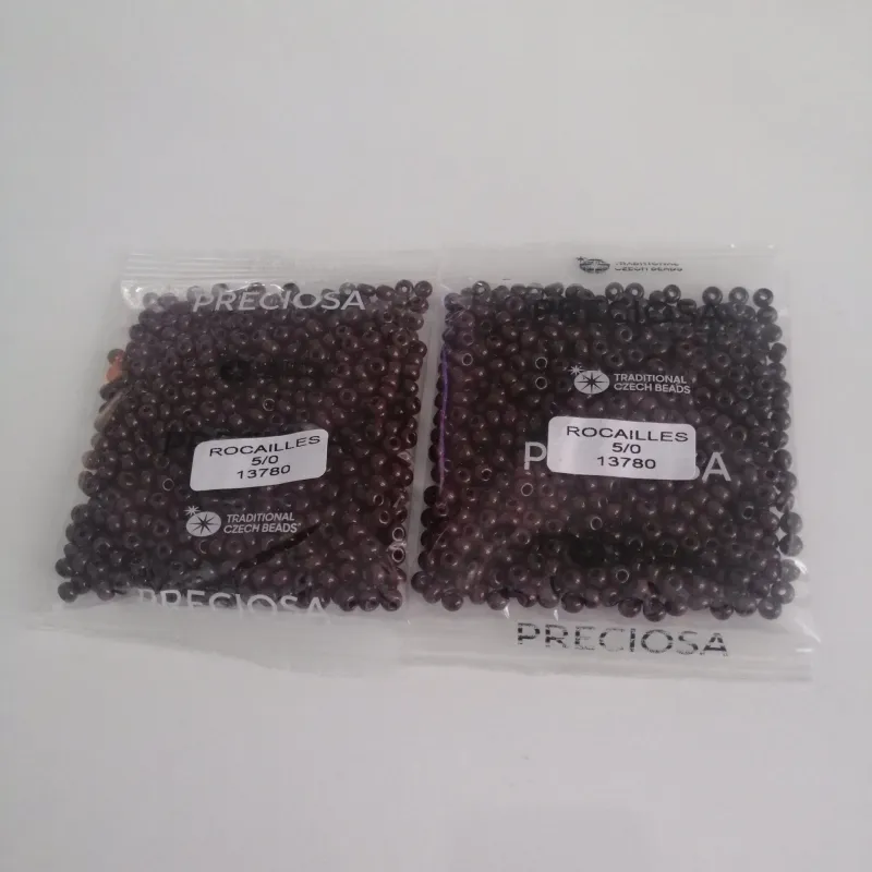Preciosa Round Seed Beads 13780 5/0 3.5 Oz 3