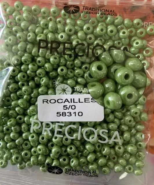 Preciosa Round Seed Beads 58310 5/0 3.5 Oz