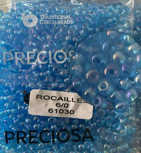 Preciosa Round Seed Beads 61030 6/0 3.5 Oz