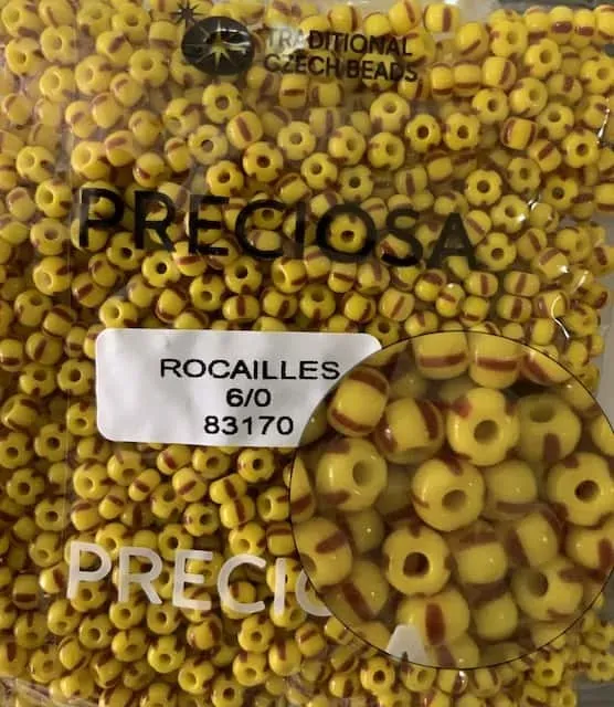 Preciosa Round Seed Beads 83170 6/0 3.5 Oz