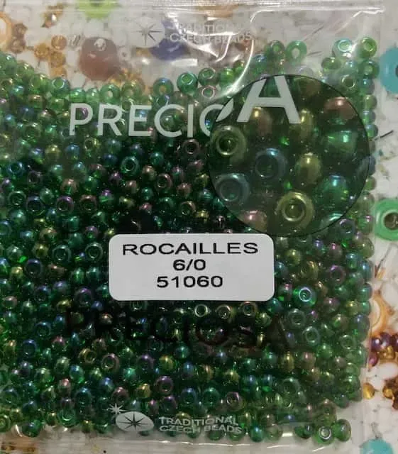Preciosa Round Seed Beads 51060 6/0 3.5 Oz Parlak