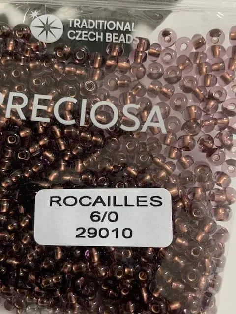 Preciosa Round Seed Beads 29010 6/0 3.5 Oz